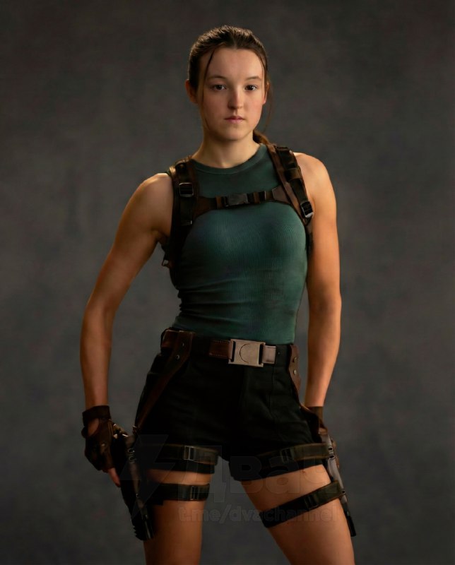 Amazon опубликовала первый кадр с Софи Тёрнер в классическом образе Лары Крофт для нового сериала по