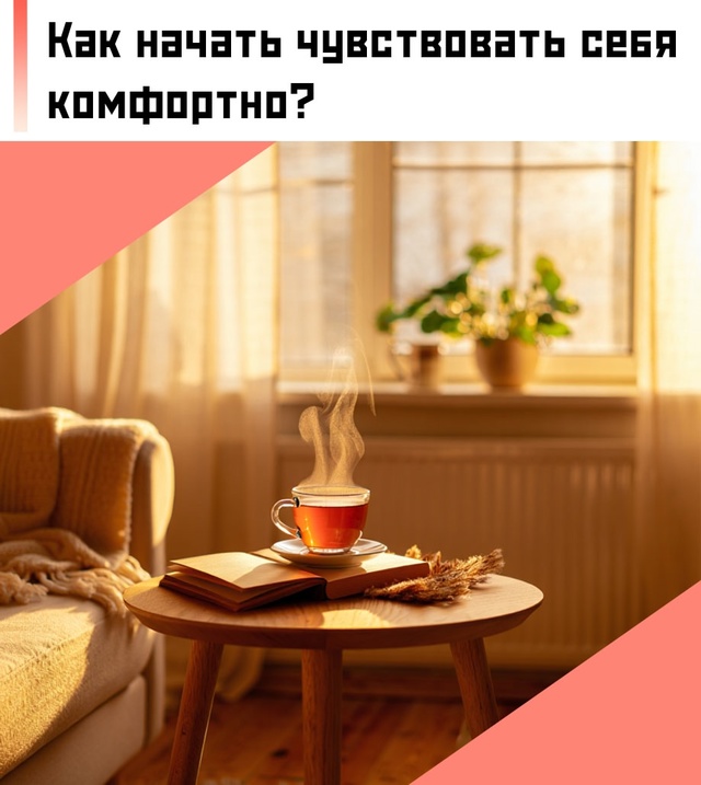 Чувство комфорта приходит тогда, когда вы перестаёте т...
