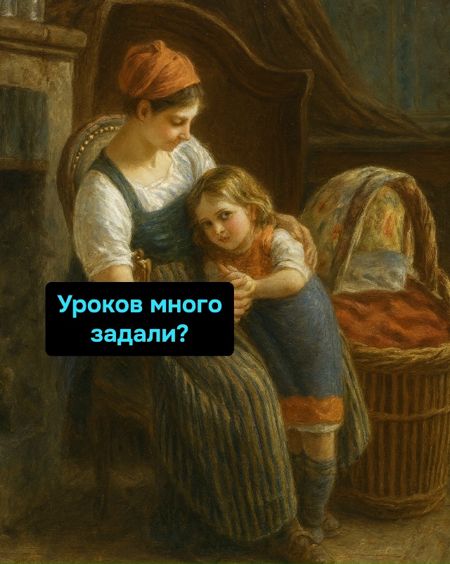 Пока дети решают примеры, родители решают, как не сойти...