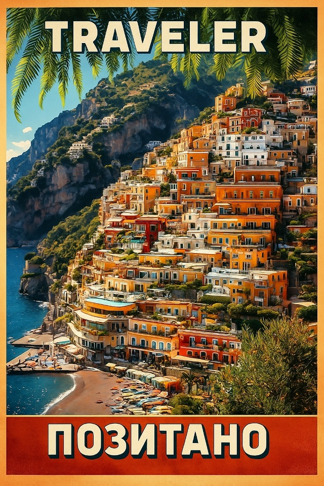 🌍 Позитано — это место, где каждая улица выглядит как ...