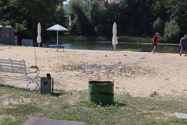 ⚡️На «Городском» пляже Курска устраняют последствия ...