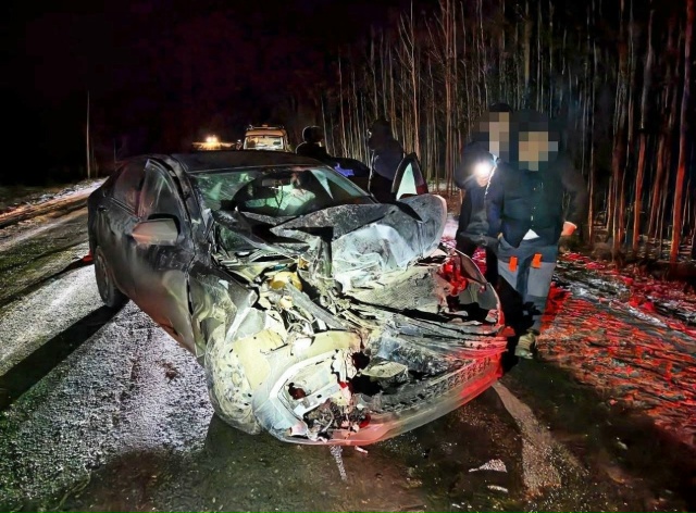 На трассе Кунгур-Соликамск неподалеку от Комсомольско...