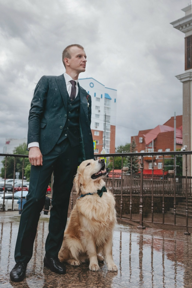 25.07.25
Мы и наш важный гость на свадьбе золотистый ретри?...