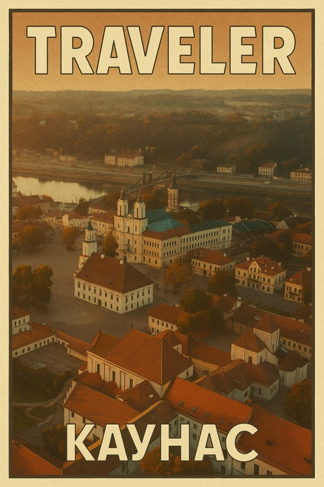 🌍 Каунас — город с особой атмосферой, где встречаются...