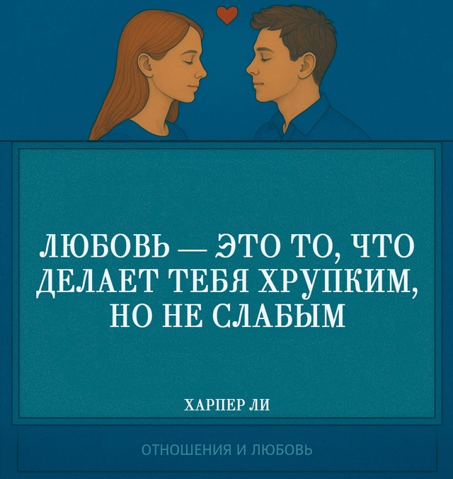 Харпер Ли в этой цитате тонко различает два состояния ?...