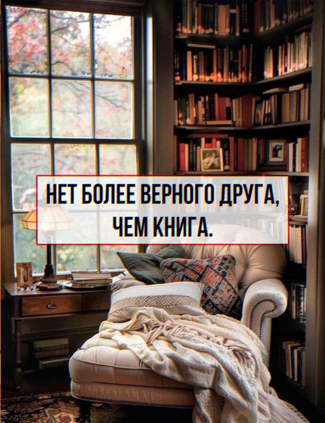 Книги – самые тихие и самые постоянные друзья.