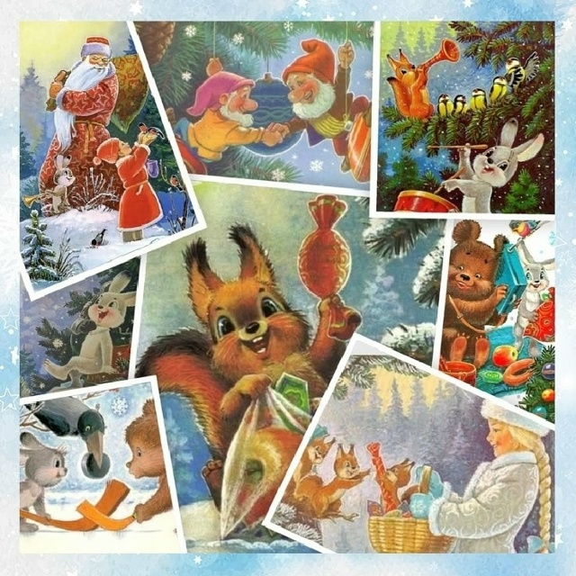 Человек нарисовавший Новый год