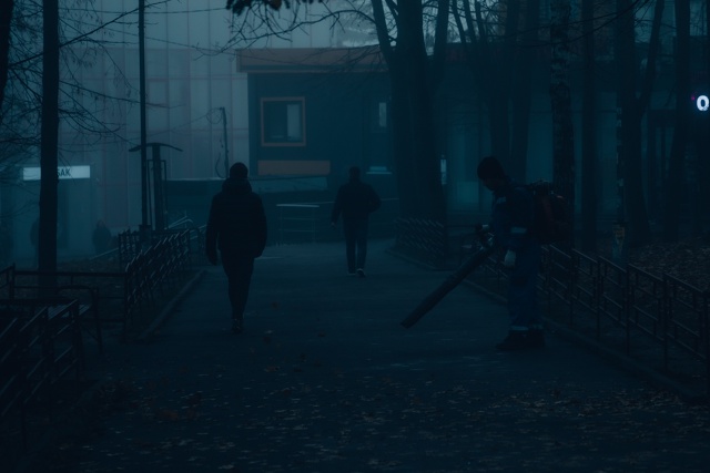 Ноябрьский туман на станции🖤