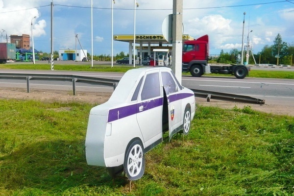🚗 В Вологодской области на трассах появились муляжи и...