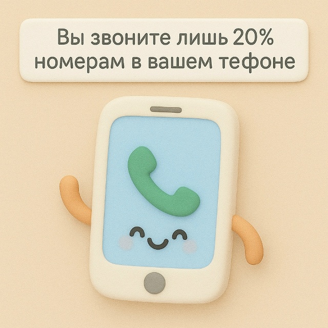 Телефонная статистика о близости ?
Мы звоним лишь пр?...