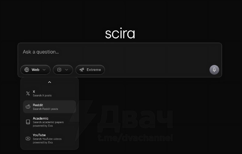 Прощай, Google: появилась мощная и бесплатная нейросетевая альтернатива — Scira.
🟠Использует сразу