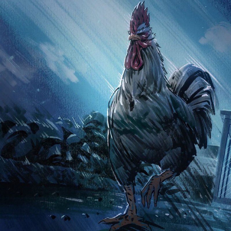 Пернатый герой на защите мира
Автор "Боевого петуха" (Rooster Fighter) Шу Сакуратани поблагодарил а