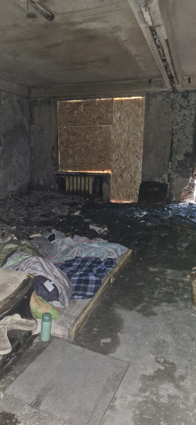 И снова про пожар на ул.Авиационной д.36.Прошел месяц.Ни ...