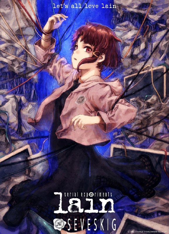 ⚡️Новый постер аниме-сериала «Эксперименты Лэйн» от Ёситоси Абэ.
Все 13 серий аниме будут показаны
