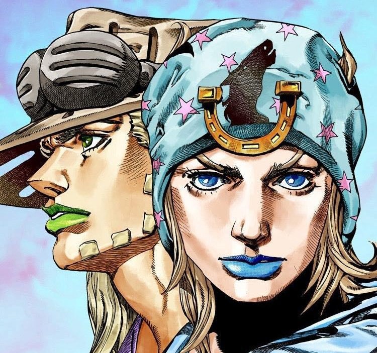 🎉Ровно 21 год назад вышла первая глава седьмой части «Невероятное приключение ДжоДжо: Гонка «Стально