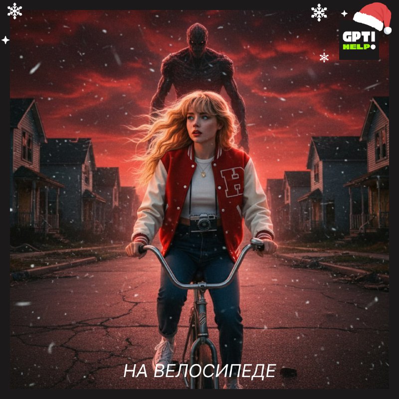 #GPTbanana: Генерим фото в стиле культового сериала!
👻 Смотрите финальный сезон «Stranger Things»