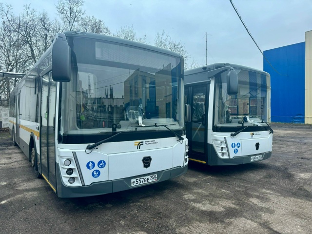 Два новых автобуса выйдут на линию в Можайском округе ?...