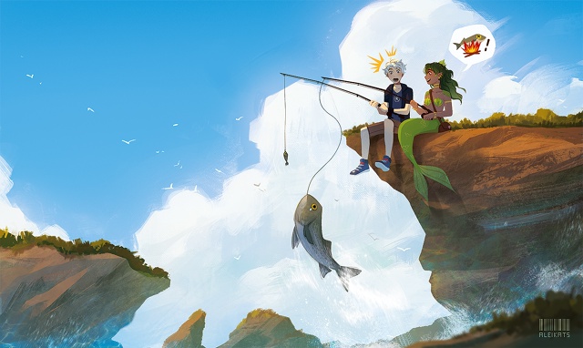 #Rise_of_the_Guardians / Хранители снов
Mermaid AU от aleikats