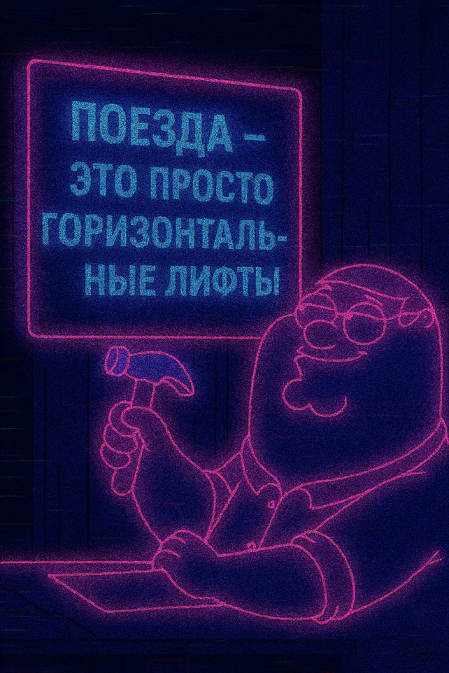 Если поезд — это лифт, то плацкарт — это сломанный лиф?...