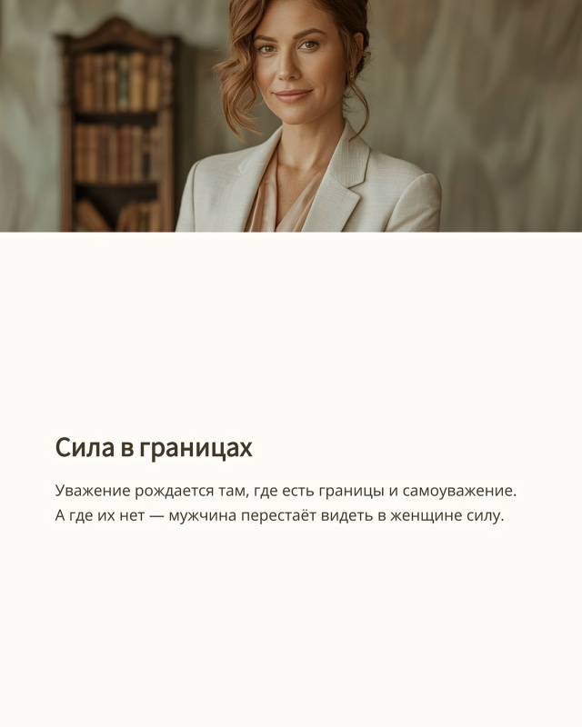 Поэтому прежде всего надо любить себя! А потом уже мужа...