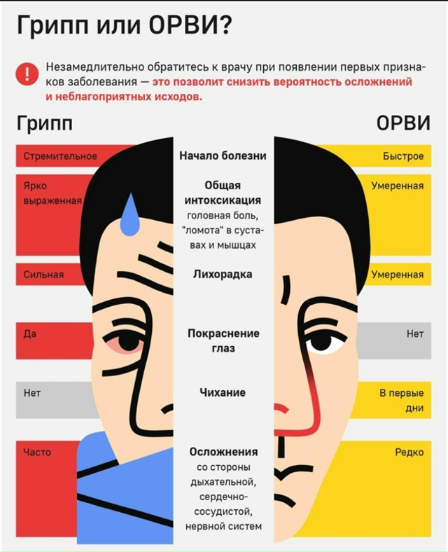 ❗В Красноярском крае превышен эпидпорог по гриппу и О?...