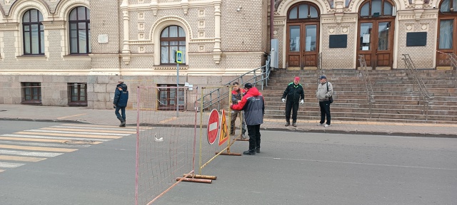 Внимание, перекрытие Волжской набережной! С 24 сентябр...