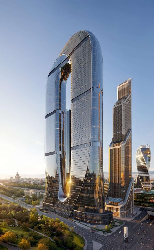 🏙В Москва-Сити построят небоскреб с парком на высоте 338 метров
Проект включает две башни, соединен