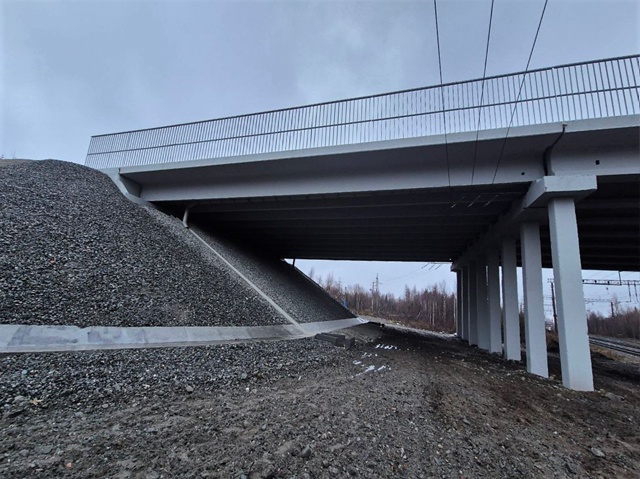 В Апатитах завершили ремонт путепровода на объездной ?...