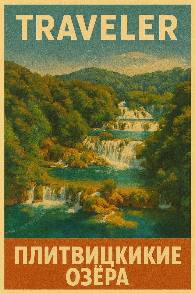 🌍 Плитвицкие озёра, Хорватия
Один из самых живописны?...