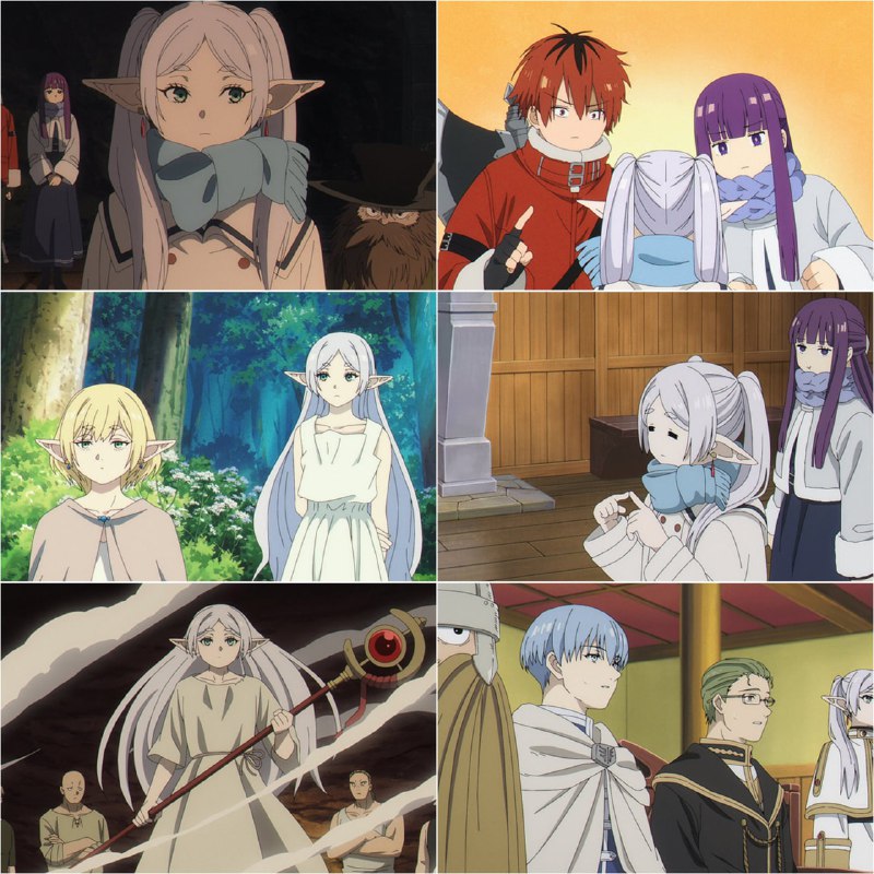 🍃Кадры к 5 серии 2 сезона аниме «Провожающая в последний путь Фрирен»
Выйдет 13 февраля 2026 года.