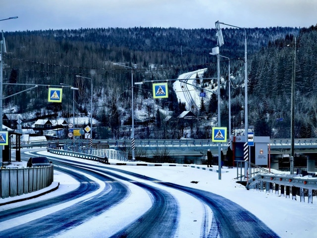 Зима постепенно приходит в Прикамье