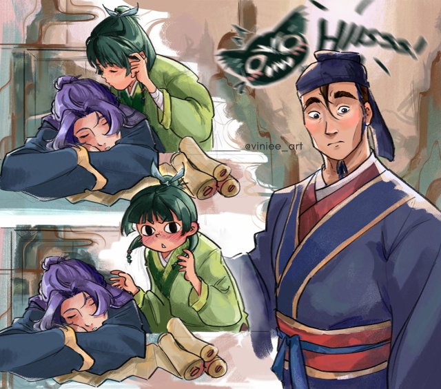 #Kusuriya_no_Hitorigoto / Монолог в аптечной лавке
Art: vinniee_art
(Дз?...