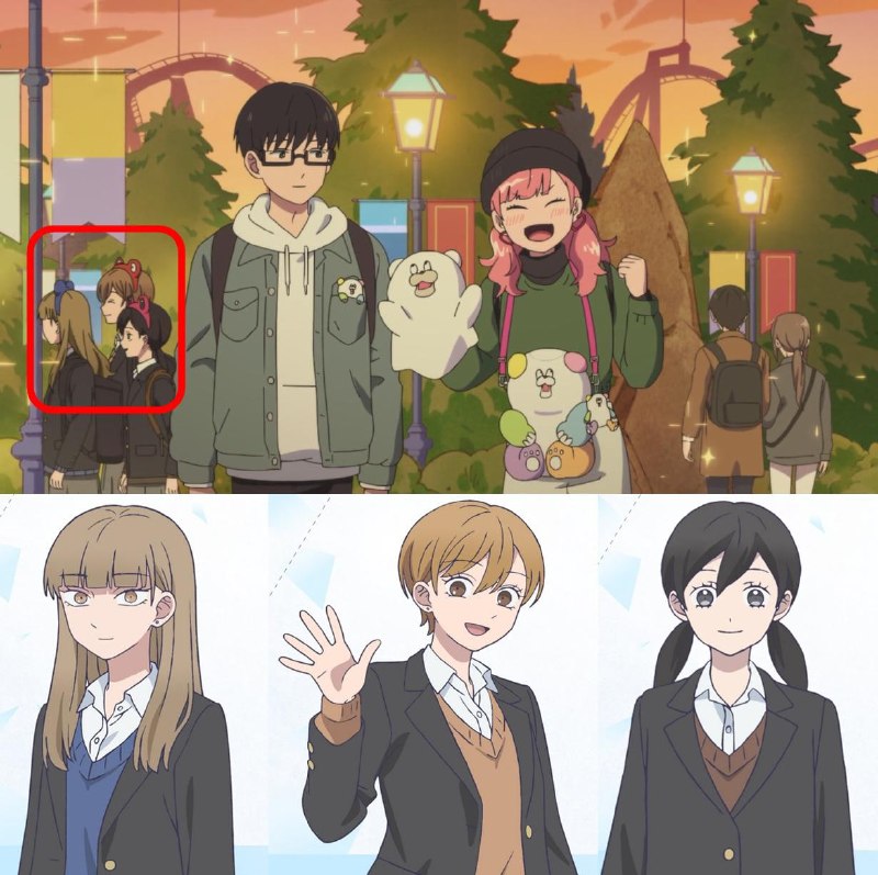 💖Аниме «Ледяная стена» и «Ты и я — полные противоположности» находятся в одной вселенной.