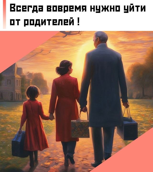 ☝ Родители удерживают поменять профессию, бросить раб...
