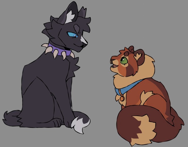 Думаю снова о своём АУ «Бич — это брат Рыжика, ещё до то...