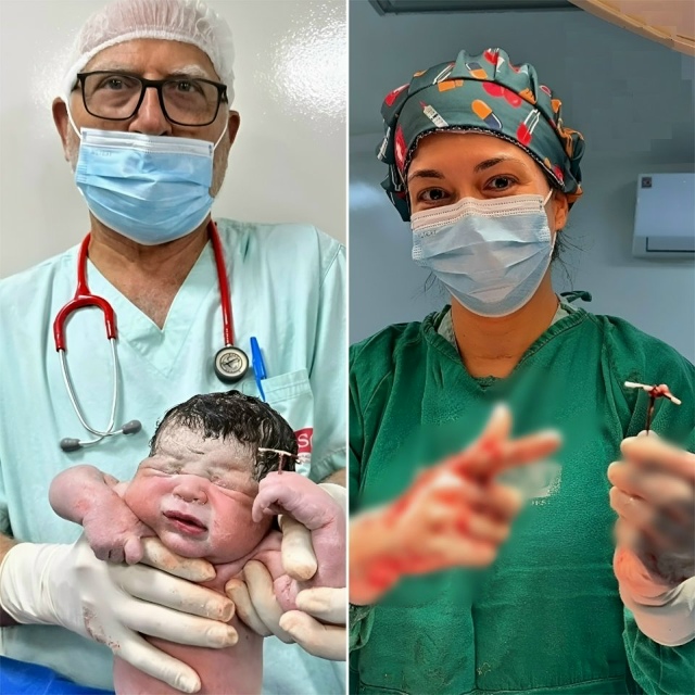 «Пришёл не один»: в Бразилии ребёнок появился на свет, ?...