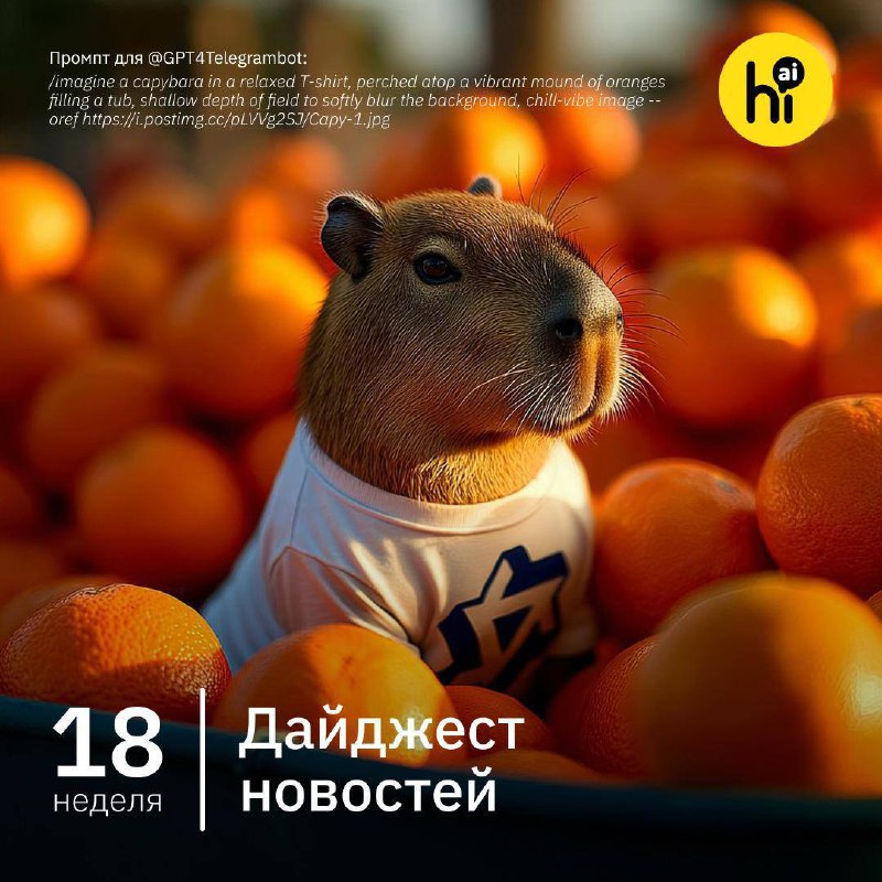 📣 Привет, друзья! Самое интересное за 18-ю неделю 2025 года из мира ИИ в нашем воскресном дайджесте.