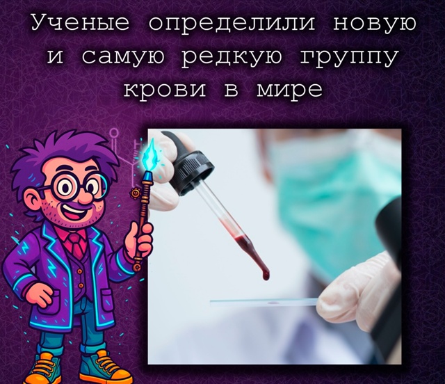 Открыта самая редкая группа крови в мире — и у неё всег...