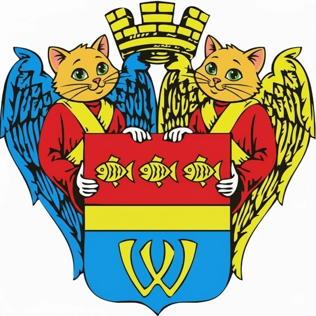 Герб города РЫБОВГ ну да и што