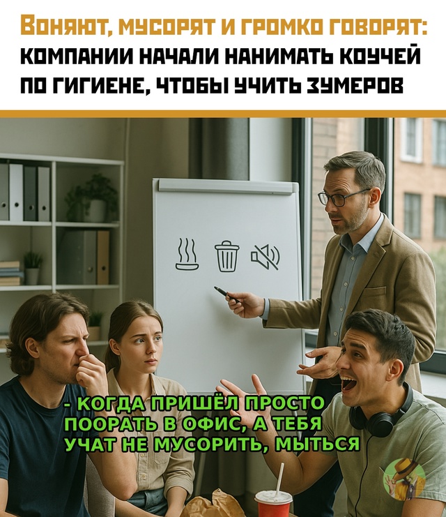 ? Зумеров учат офисному этикету
Американские работо?...