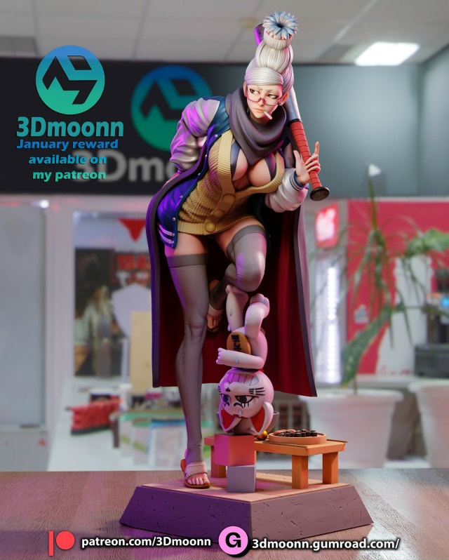💋 3DMoon Studio презентуют аппетитную Сейко из «Дандадан».
...