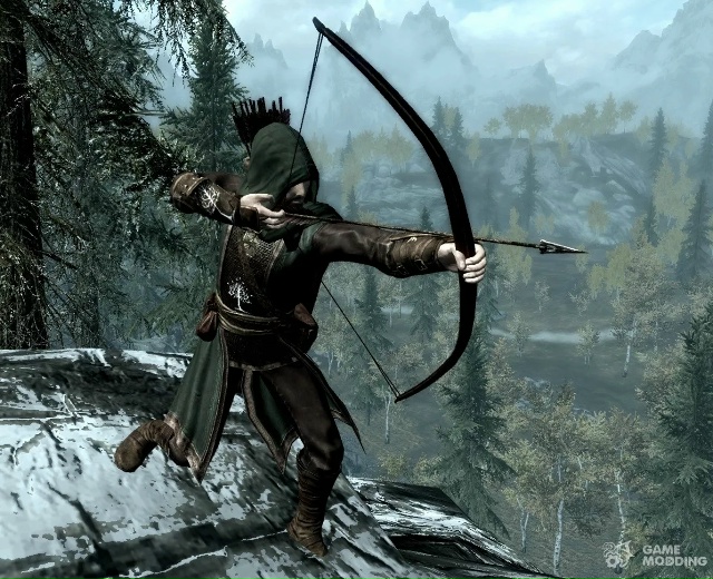 Лук в Скайрим стали таким сильным и популярным благода...