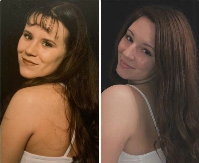 Дочки решили повторить снимки своих мам в молодости..
...
