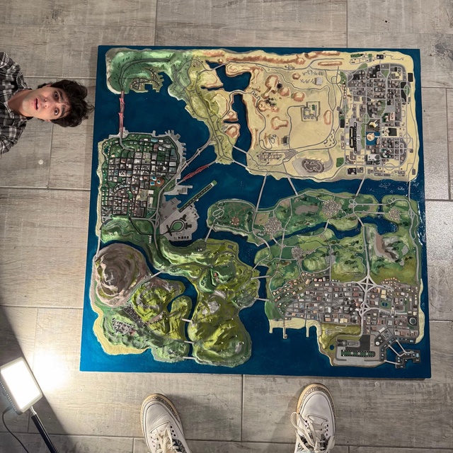 Чел под ником manderoff проникся ностальгией по GTA: San Andreas и ...