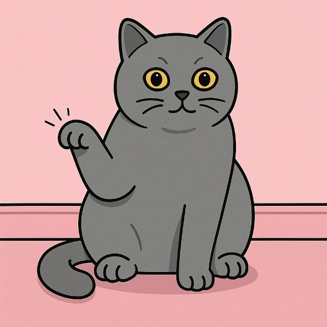 Усы у кошек растут не только на мордочке, но и на задних...