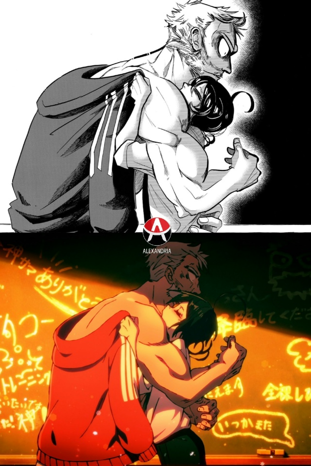 🎄Сравниваем «Санда»: манга х 4 серия.
#сравнение@advance_em...