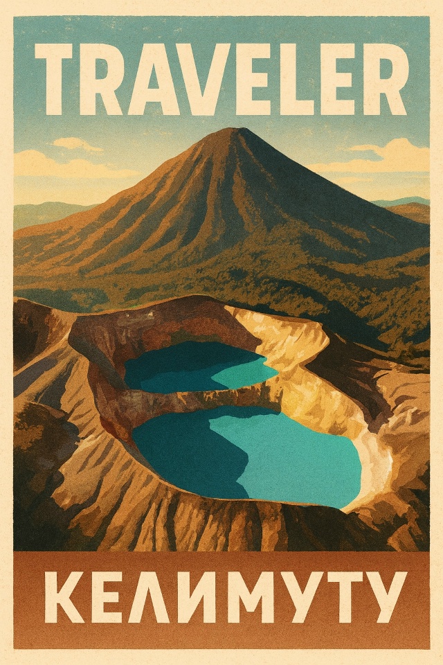 🌍 Келимуту — один из самых фантастических пейзажей И?...