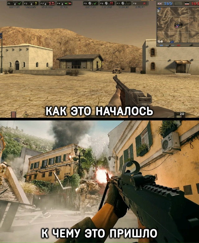 Порой мы забываем, как сильно изменилась графика в игр?...